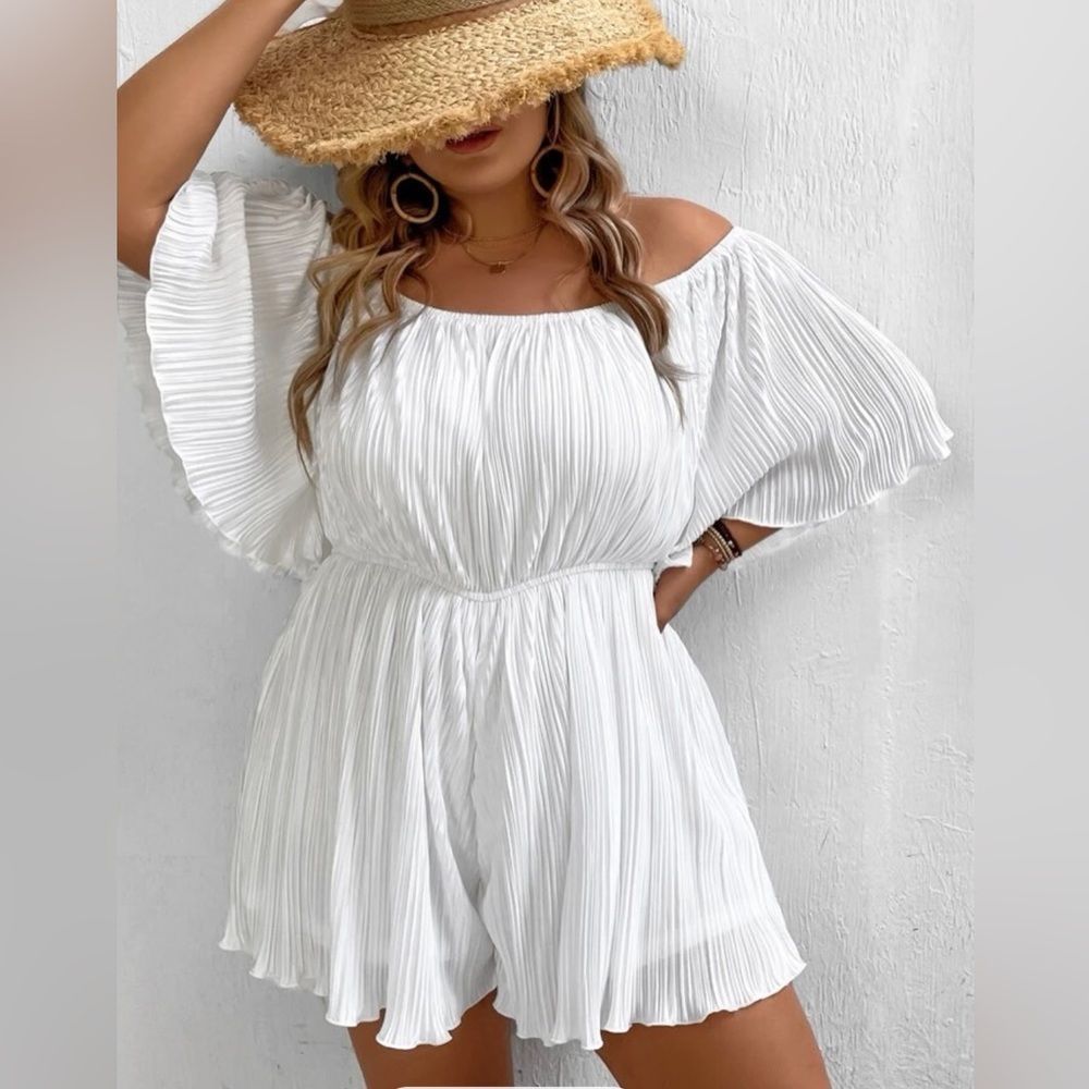 Classy pleated romper